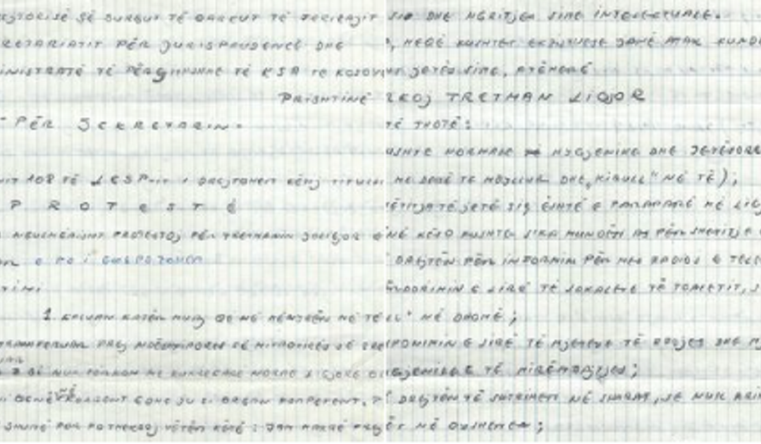 DEMONSTRATAT E VITIT 1981, NGA NJË KËNDVËSHTRIM TJETËR (Dromca kujtimesh nga burgu)